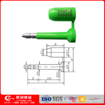 ISO/Dis 17712 & Ctpat Compliant High Security Unlock Bolt Seal